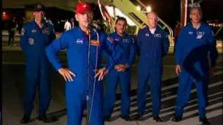 STS-128 Crew Walkaround