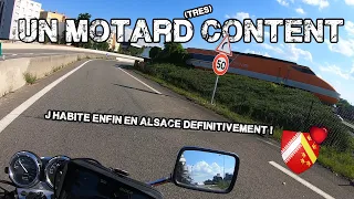 Un Motard Content - Episode 82 - Reprise des vidéos et je reviens définitivement en Alsace