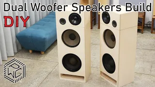 듀얼 우퍼 스피커 / Dual Woofer Speakers Build