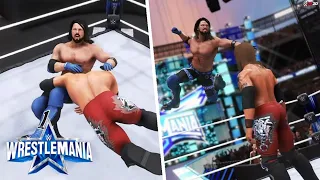 WWE Wrestlemania 38: Edge vs AJ Styles | Prediction Highlights - WWE 2K20