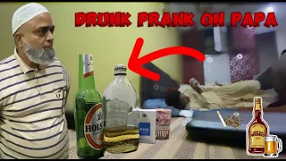 Drunk prank on papa (gone very WRONG)😰