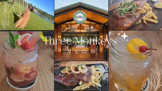 Vlog | Eating out at the Best rated restaurant in Zimbabwe : Three Monkeys Harare | Zim Youtuber