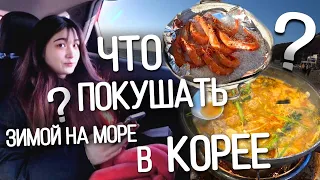 Жаренные ракушки или что покушать зимой на море в Корее/KOREA VLOG