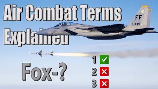 FOX, BRA & Air Combat Terminology | Koala Explains: Missile Types & Brevity Codes