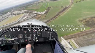 Landing at Fishburn (County Durham) and Sherburn-in-Elmet, Yorkshire