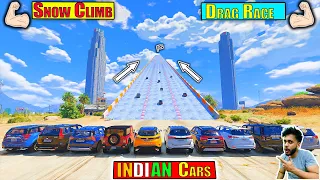 GTA 5 Indian Cars Vs Speed Ice Climb Drag Race Challenge GTA 5