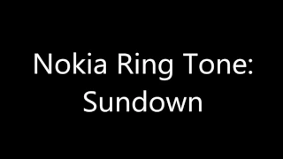 Nokia ringtone - Sundown