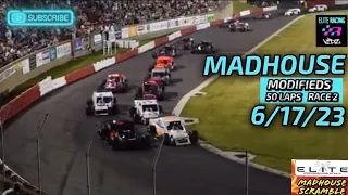 Bowman Gray Modifieds Second Race Twin 50's. *FULL CONTACT* 6/17/23