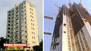 REKOR BARU!! GEDUNG SETINGGI 10 LANTAI DIBANGUN DALAM SATU HARI SAJA