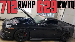 2018 Mustang GT Roush Phase 2 (Supercharger 700 rwhp dyno) 50 state kit at Brenspeed