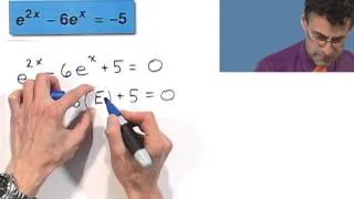 Solving Exponential Equations of Quadratic Type