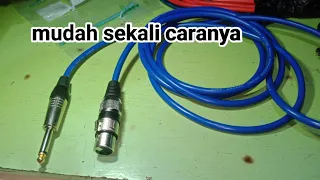 cara membuat kabel mic