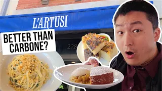 Trying NYC's BEST Reviewed Italian Food! Is L'Artusi Worth the Hype?