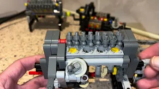 Realistic Inline 4 Lego Engine with Working Valves, Camshaft, Crankshaft and Distributor