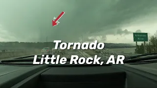 Tornado in Little Rock Arkansas - We were right next to it!