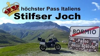 Motorradtour Stilfser Joch | der höchste Pass Italiens | BMW R1200GS Rallye