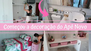 A decoração começou, Cantinhos novos finalizados, cama posta da semana, novidades e passeio na praia