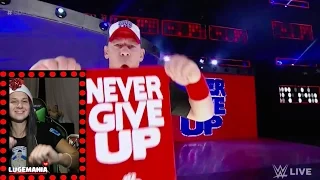 WWE Smackdown 12/27/16 Freaking out over JOHN CENAS return
