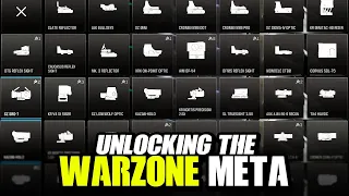 Unlocking WARZONE Meta Class Setups! (i wonder which of these 70 optics is the best........)