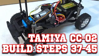 Tamiya CC-02 Mercedes Benz G500 / Build Video 5 / Steps 37-45