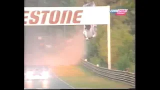 Mark Webber & Peter Dumbreck backflip crash le mans 1999