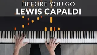 Before You Go - Lewis Capaldi | Tutorial of my Piano Cover