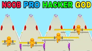 NOOB VS PRO VS HACKER VS GOD  in  Slice Race