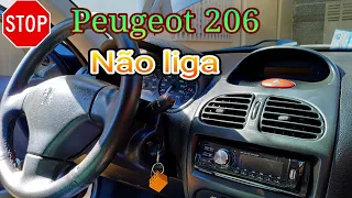 🔴Peugeot 206 da partida não liga