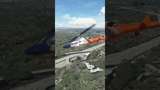 Cowansim Bell 222B in Microsoft Flight Simulator HEMS