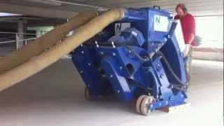 Shot Blasting Parking Garage | Blastrac 2-48DS Shot Blaster