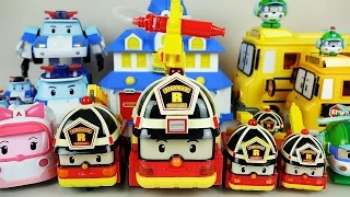 Robocar Poli Roy fire car toys and Tayo bus Pororo car toys