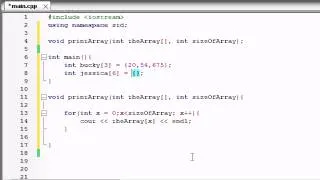 Buckys C++ Programming Tutorials   35   Passing Arrays to Functions   YouTube .