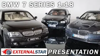 BMW 7 Series 1:18 diecast presentation