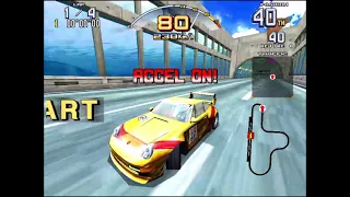 SCUD RACE SEGA - 1996 arcade retrogame longplay . 1 lap in every track