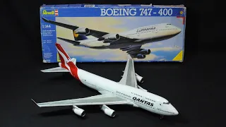 Assembly / Revell 1/144 scale Boeing 747-400 QANTAS / BigScale