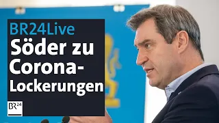 BR24Live: Söder und Minister zur aktuellen Corona-Lage | BR24