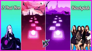 2 PHUT HON(REMIX) vs  BLACKPINK  | Tiles Hop: EDM Rush!