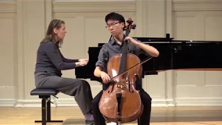 Shostakovich Cello Concerto no.1, 1st Mvt - James Baik