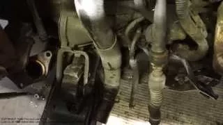 Automatic gearbox change cable replace in engine area Toyota Corolla