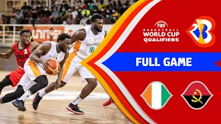 Cote d'Ivoire v Angola | Full Game - FIBA Basketball World Cup 2023 - African Qualifiers