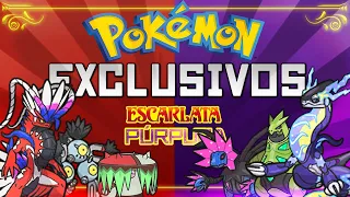 TODOS los Pokémon EXCLUSIVOS de Pokémon Escarlata y Púrpura 👾