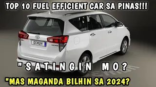 TOP 10 FUEL EFFICIENT CAR SA PHILIPPINAS MATITIPID AT MALALAKAS NA MAKINA MULA SA IBAT IBANG BRAND