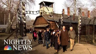 Auschwitz Survivors Return To Nazi Death Camp To Mourn And To Warn | NBC Nightly News
