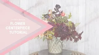 Flower Centerpiece For Your Dining Table | Symmetrical Design