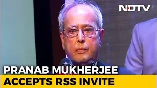 Pranab Mukherjee Accepts RSS Invite To Address Trainees In Nagpur