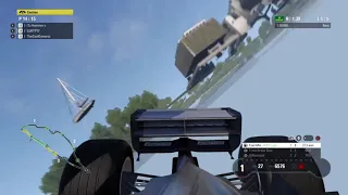 F1 2018 Tyre Barrier Glitch