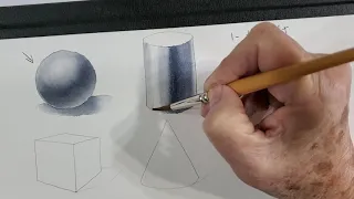How to create 3D effects in watercolor