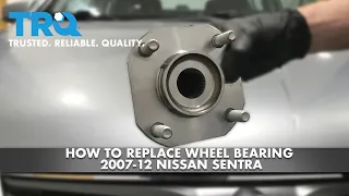 How to Replace Wheel Bearing 2007-12 Nissan Sentra