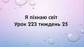 Я пізнаю світ (урок 223 тиждень 25) 2 клас "Інтелект України"