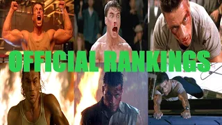 Jean Claude Van Damme Movies Ranked - JCVD's Best And Worst Movies Ranked